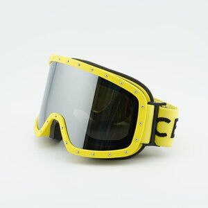 Celine CL40196U 40C Yellow Shield Frame, Grey Mirror Lenses